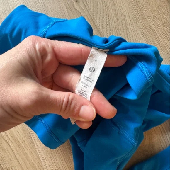 Blue lululemon align crop tank - Picture 2 of 3